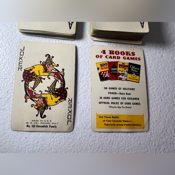 VTG Playing Cards Victorian Children 2 Decks A Western Product USA - Picture 10 of 12